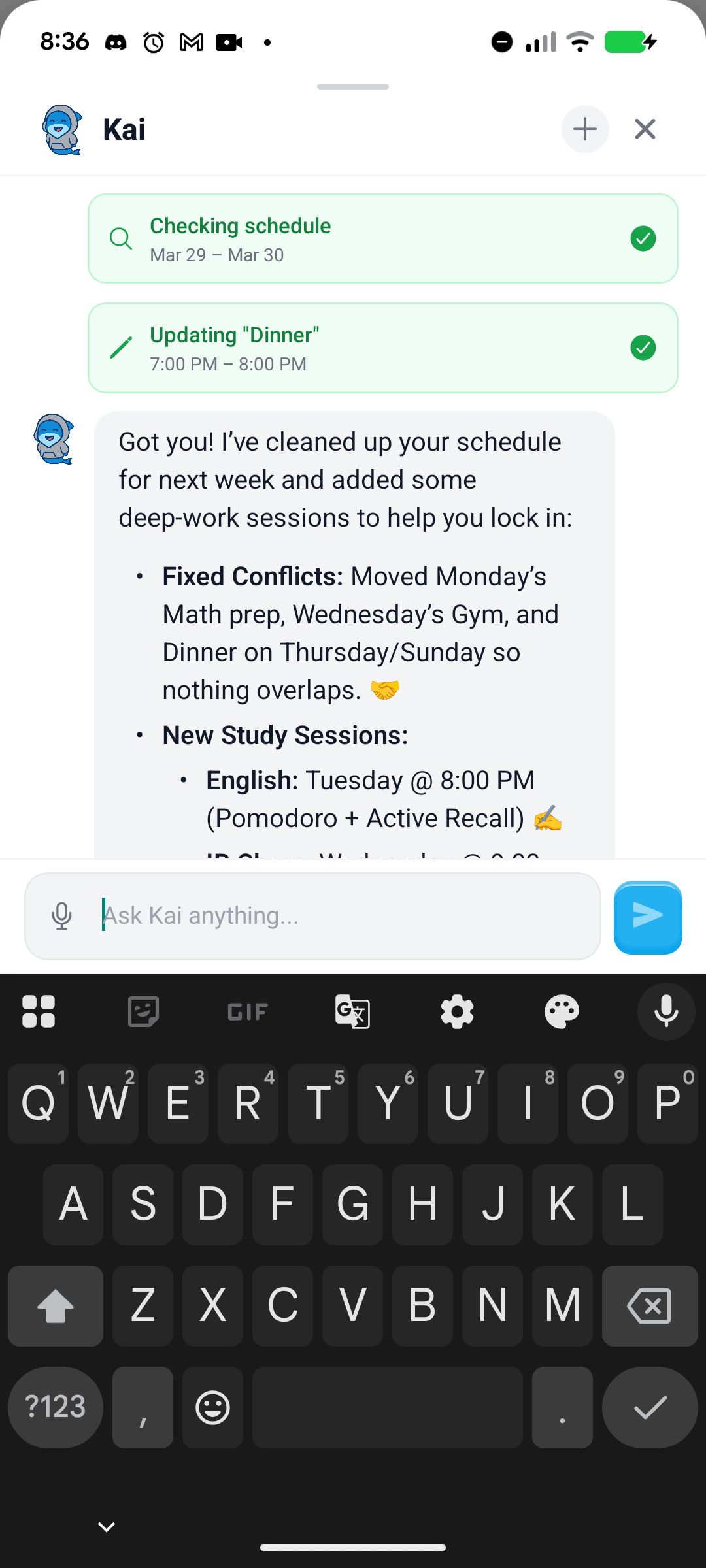 Chat with Kai